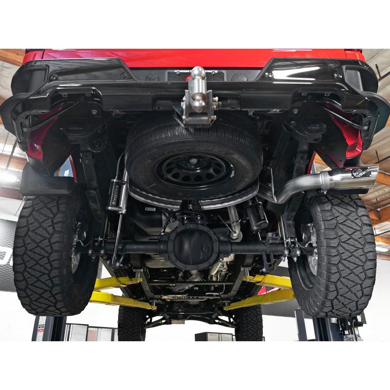afe Apollo GT Series 2019 GM Silverado/Sierra 1500 4.3L/5.3L 409 SS CB Exhaust System w/Polished Tip-SR1 Performance