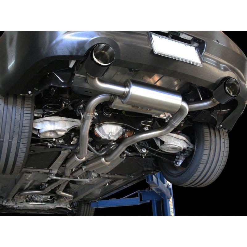 aFe Takeda 2-1/2in 304SS Cat-Back Exhaust Infiniti G37 08-13/Q60 14-15 V6-3.7 w/ Carbon Fiber Tips