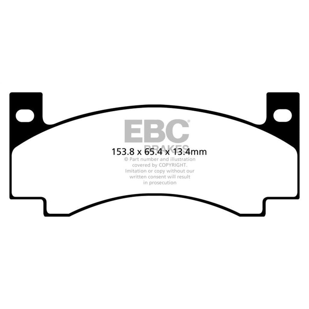 EBC Yellowstuff Front Brake Pads for 1971-1972 Dodge B200 and B300 Vans – High-Performance Street and Track Use