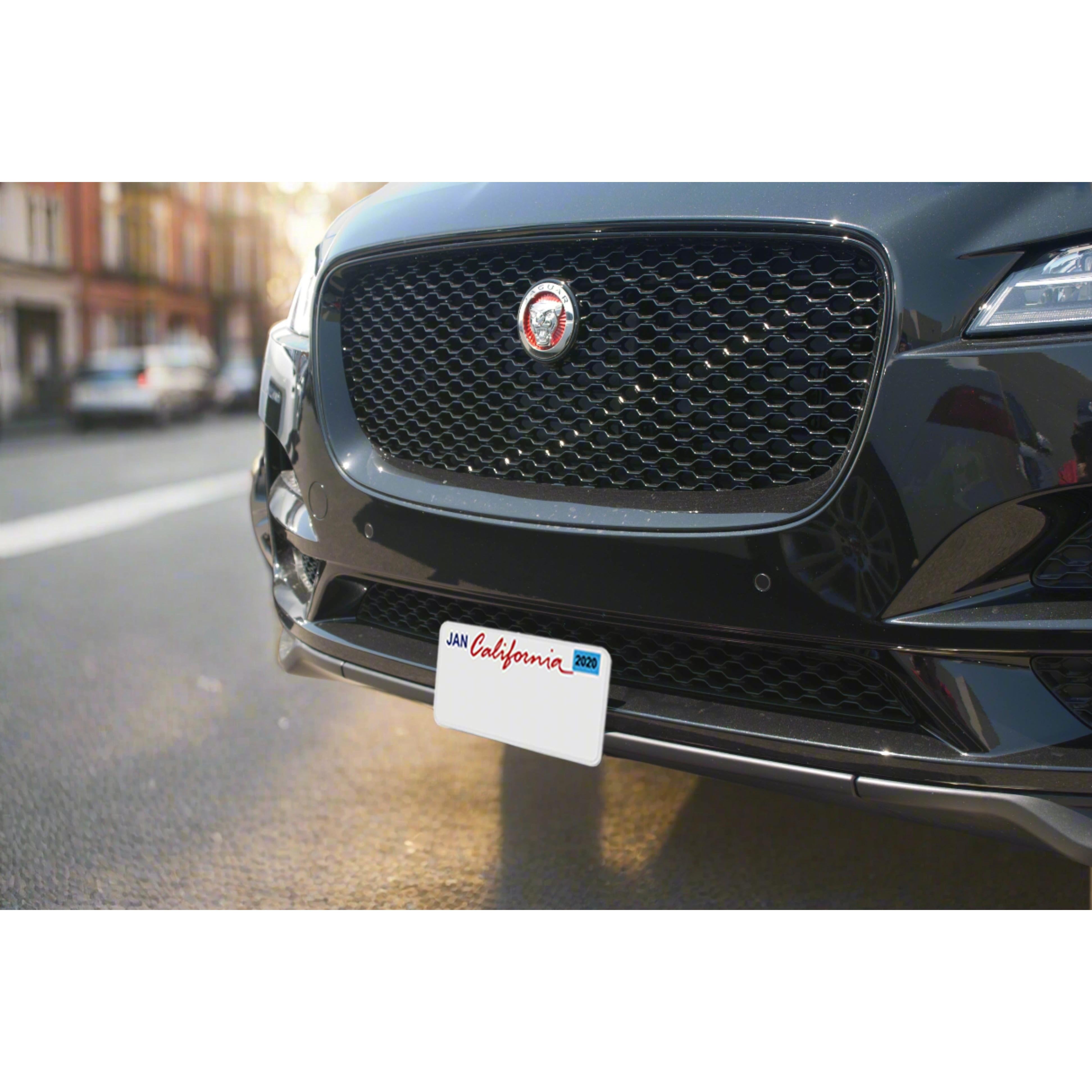 17-20 Jaguar F-Pace Base License Plate Frame Bracket-SR1 Performance