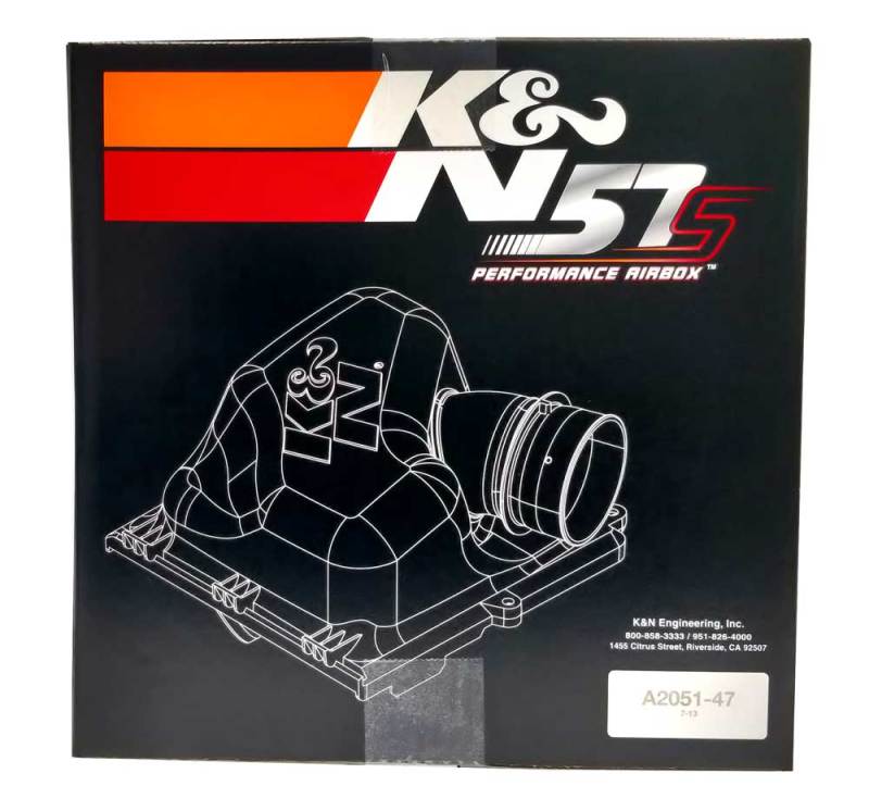 K&N Performance Intake Kit for Ford C-Max/Focus II / Volvo C30/S40/V40/V50/V70 / Mazda 3/5-SR1 Performance