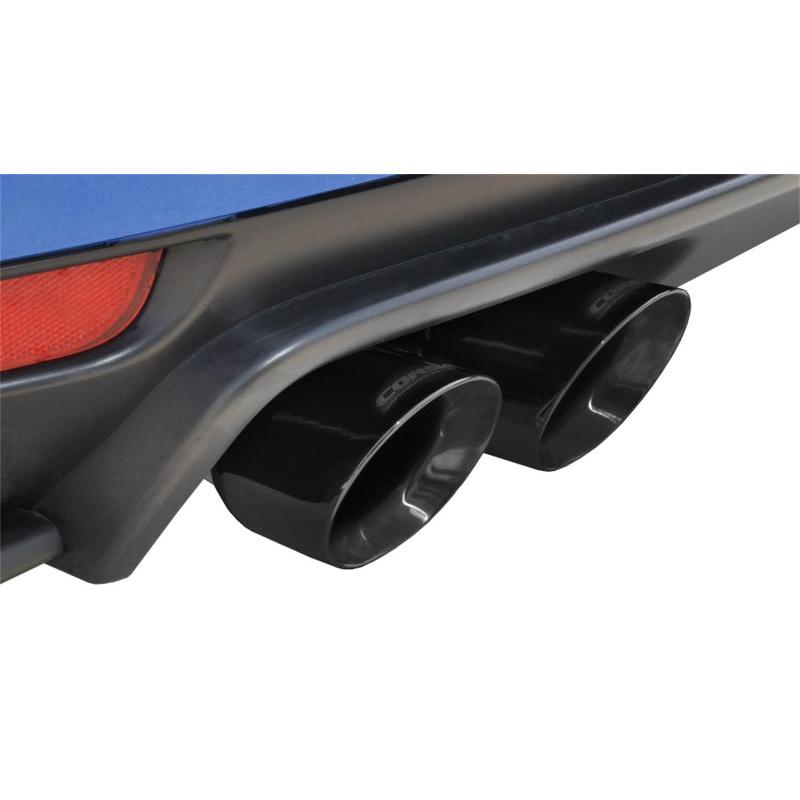 Corsa 2008-2014 Subaru Impreza Hatchback STI 2.5L Turbo Manual Black Sport Cat-Back Exhaust