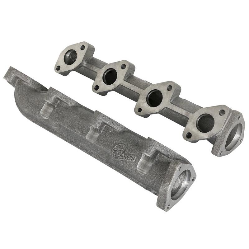 aFe BladeRunner Ported Ductile Iron Exhaust Manifold 08-10 Ford Diesel Trucks V8 6.4L (td)-SR1 Performance