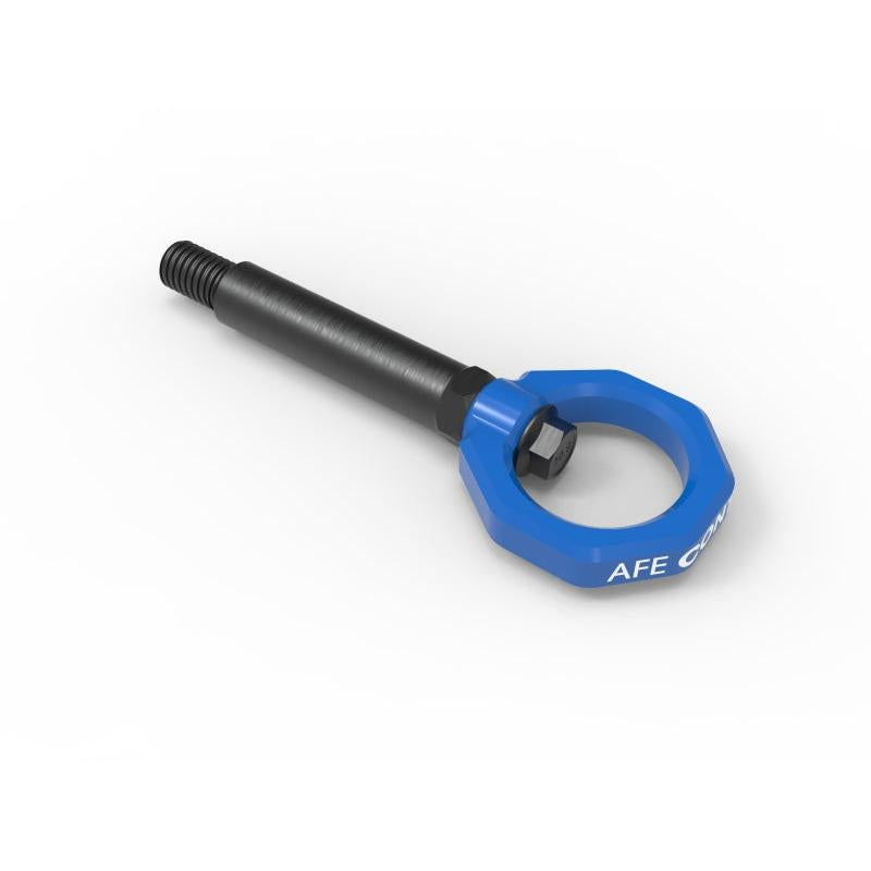 aFe Control Rear Tow Hook Blue BMW F-Chassis 2/3/4/M-SR1 Performance