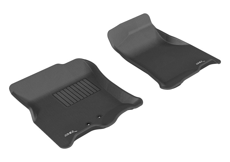 3D MAXpider 2011-2017 Ford/Lincoln Expedition/Navigator Kagu 1st Row Floormat - Black-SR1 Performance