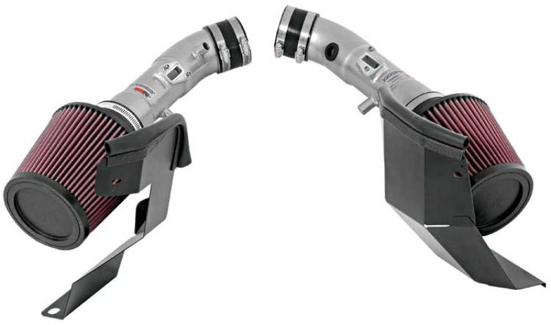 K&N 07-08 G35 Dual Silver Typhoon Short Ram Intakes-SR1 Performance