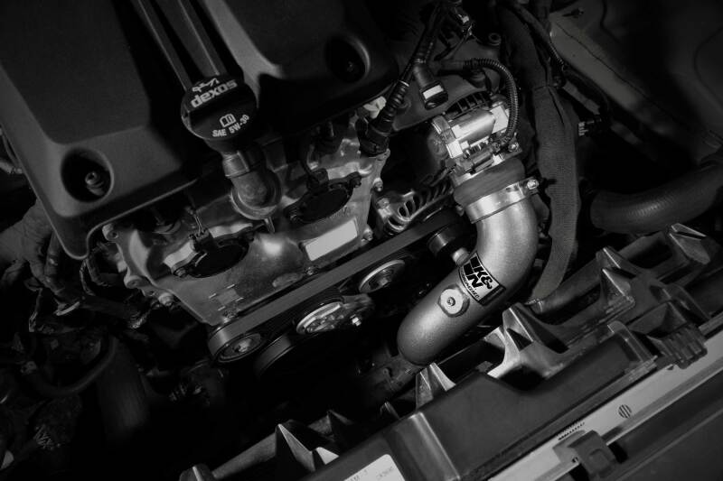 K&N 23-24 GM Colorado/Canyon 2.7L L4 Charge Pipe - Aluminum Tube - Gunmetal Gray-SR1 Performance