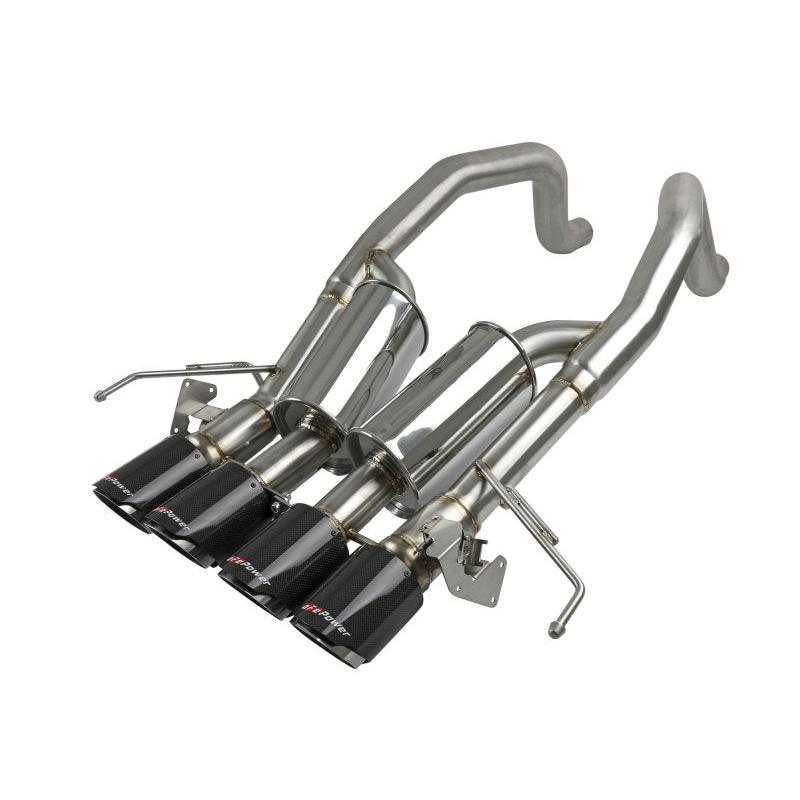 aFe MACHForce XP Axle Back 304SS Exhaust w/ Carbon Fiber Tips 15-19 Chevy Corvette Z06-SR1 Performance