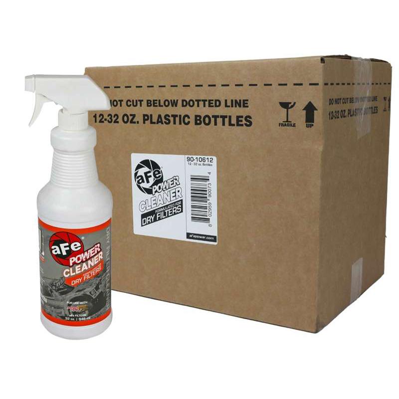 aFe MagnumFLOW Dry Air Filter Cleaner 32oz Spray Bottle (12-Pack)-SR1 Performance