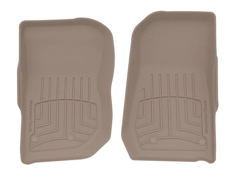 WeatherTech 14-17 Jeep Wrangler Front FloorLiner HP in Tan, Part #455731IM