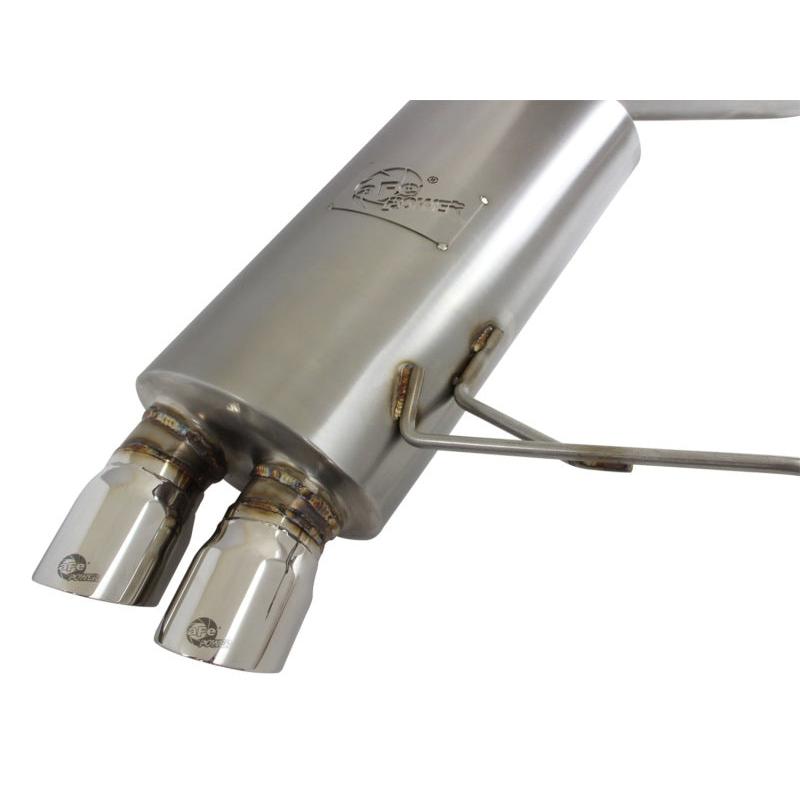 aFe MACHForce Exhaust Cat-Back SS-304 w/ Polished Tips 07-13 BMW 328i (E92/93) L6 3.0L Non-Turbo-SR1 Performance