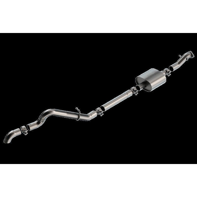 Borla 21-22 Ford Bronco 2.3L 2DR/4DR T-304 Stainless Steel Cat-Back S-Type Exhaust - Brushed