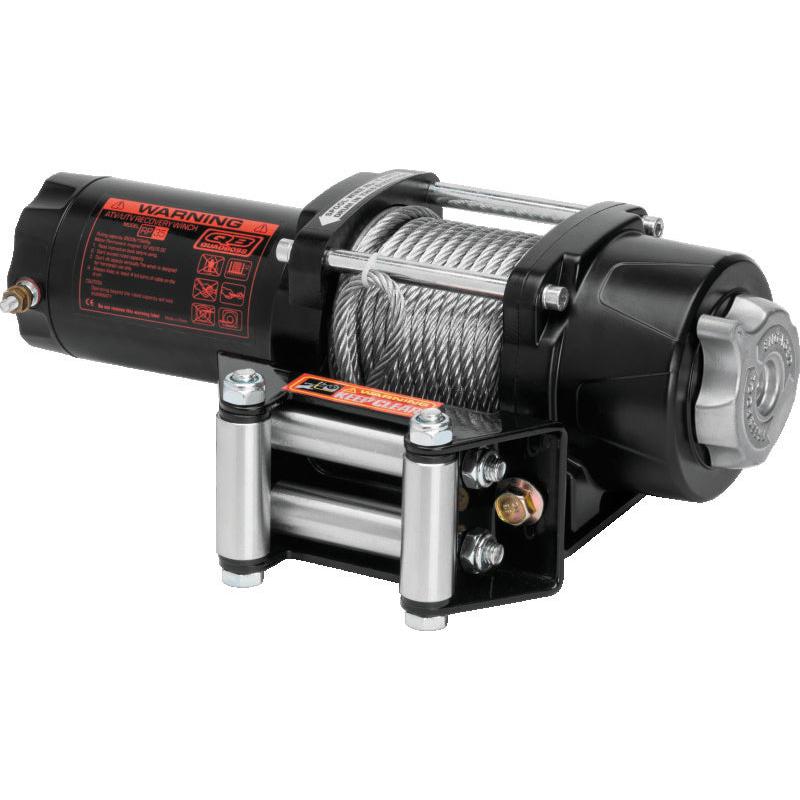 QuadBoss 2,500 lb Winch with Synthetic Rope and Metal-Planetary Gear System