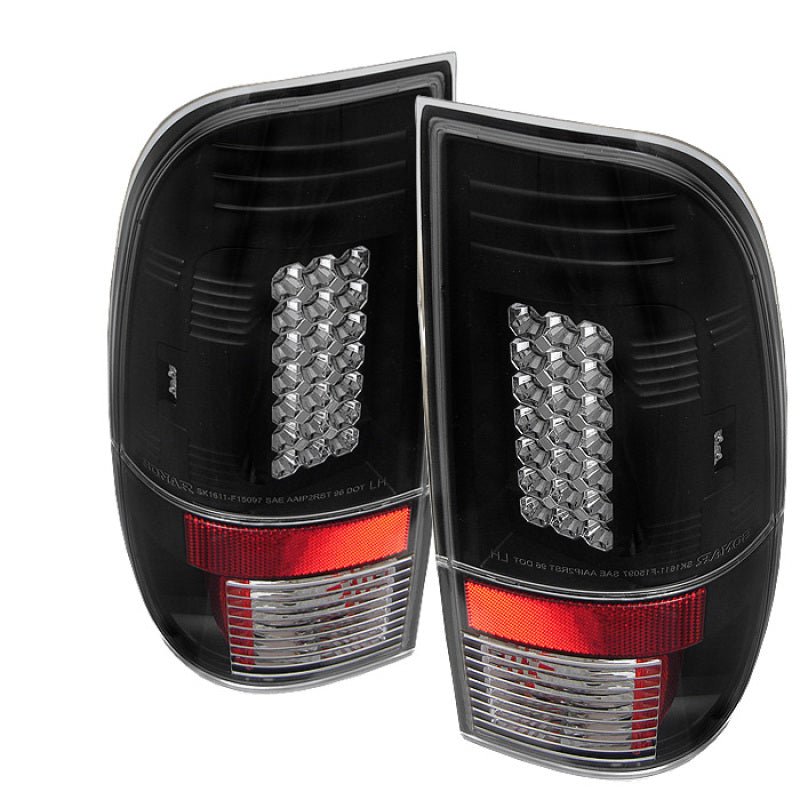 Spyder Ford F150 side 97-03/F250/350/450 Super Duty 99-07 LED Tail Lights Blk ALT-YD-FF15097-LED-BK-SR1 Performance