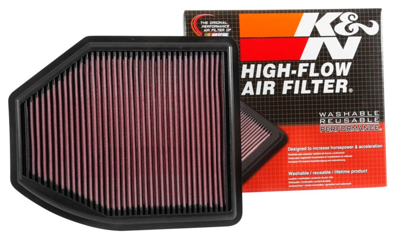 K&N 16-17 Acura ILX L4-2.4L F/I Replacement Drop In Air Filter-SR1 Performance