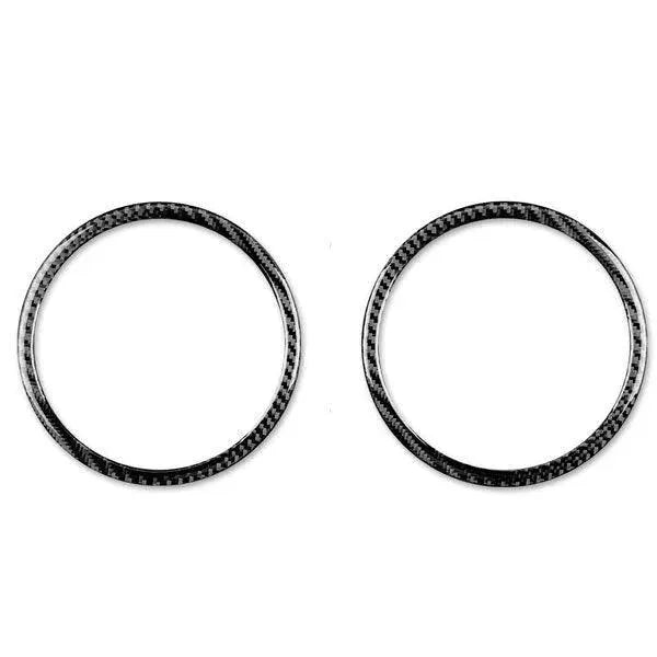 [2pcs Set] Carbon Fiber Door Speaker Overlay for Chevrolet Camaro 2010-2015 - carbonaddons Carbon Fiber Parts, Accessories, Upgrades, Mods