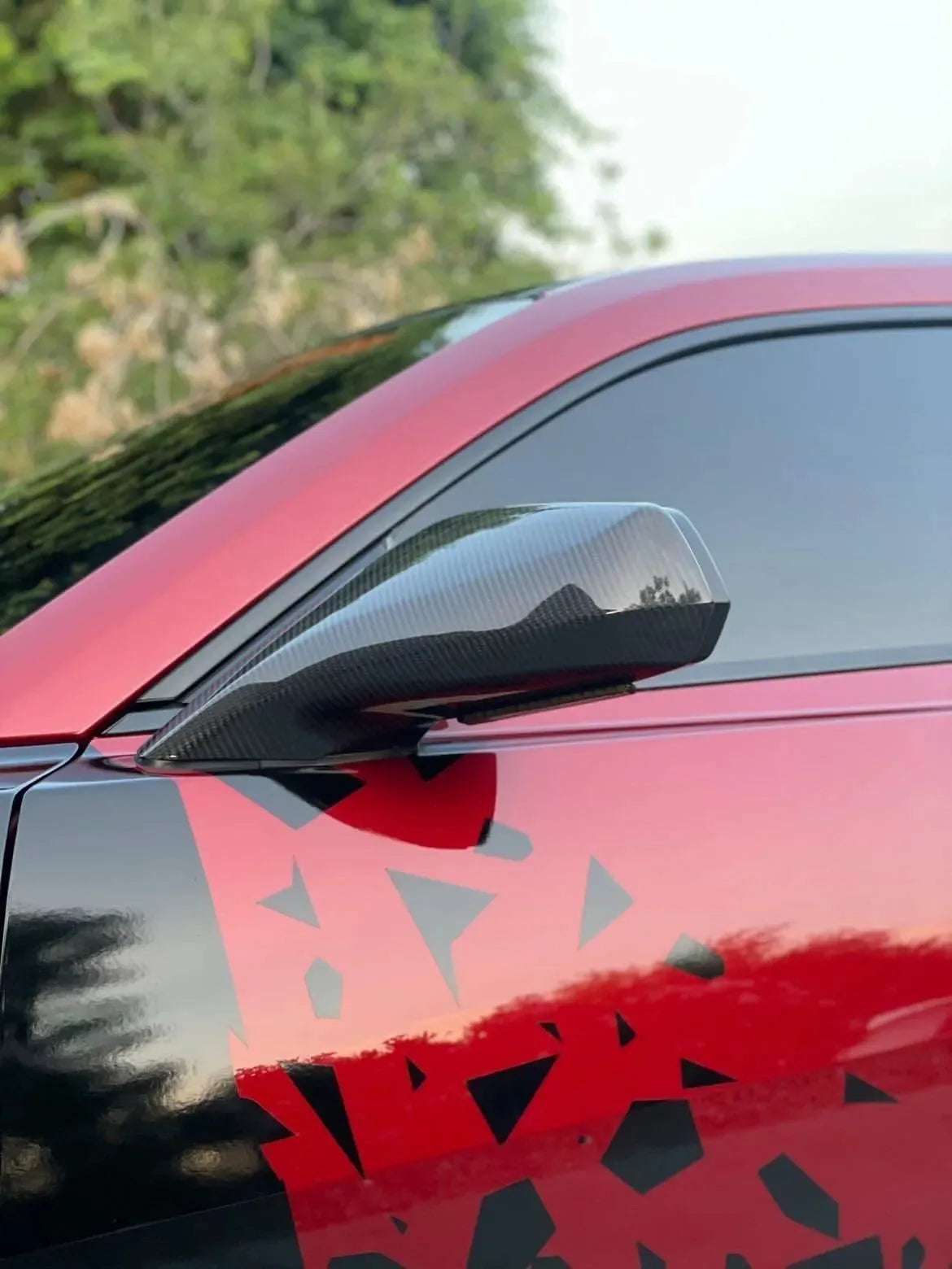 [2pcs Set] Carbon Fiber Mirror Cover for Chevy Camaro 2010-2015 - carbonaddons Carbon Fiber Parts, Accessories, Upgrades, Mods