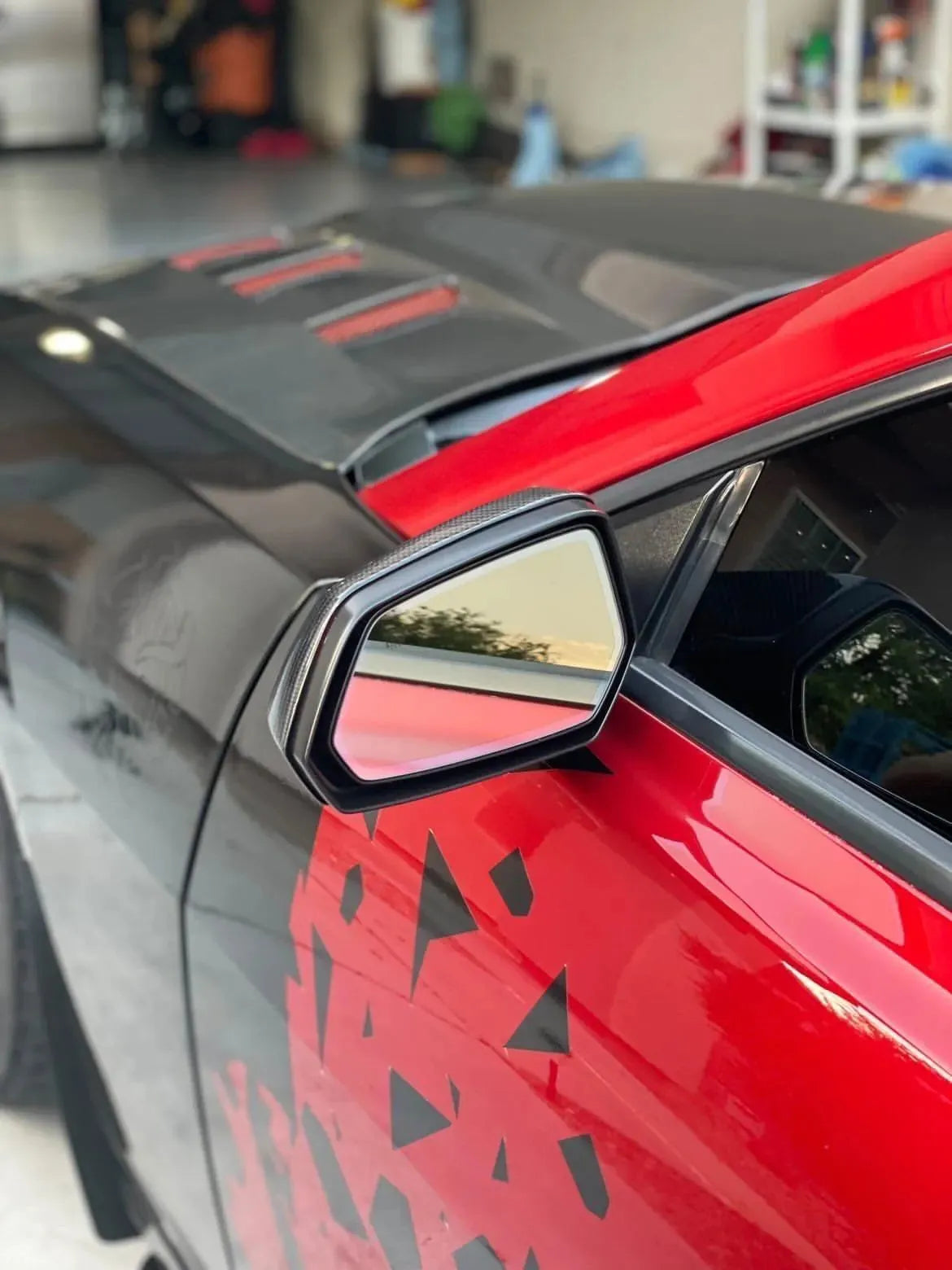 [2pcs Set] Carbon Fiber Mirror Cover for Chevy Camaro 2010-2015 - carbonaddons Carbon Fiber Parts, Accessories, Upgrades, Mods
