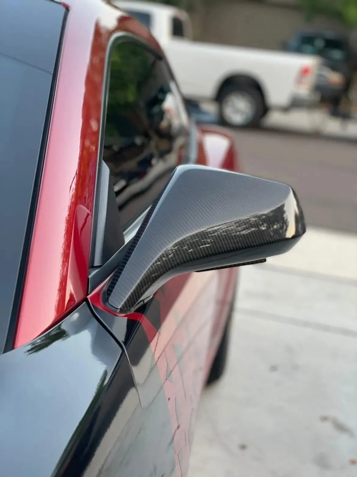 [2pcs Set] Carbon Fiber Mirror Cover for Chevy Camaro 2010-2015 - carbonaddons Carbon Fiber Parts, Accessories, Upgrades, Mods