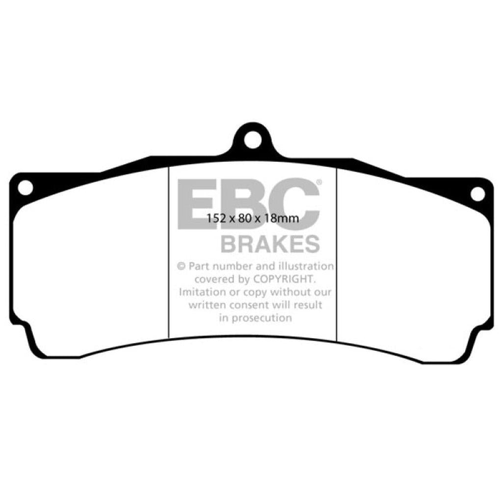 EBC Brakes Bluestuff NDX Full Race Brake Pads for AP Racing Calipers