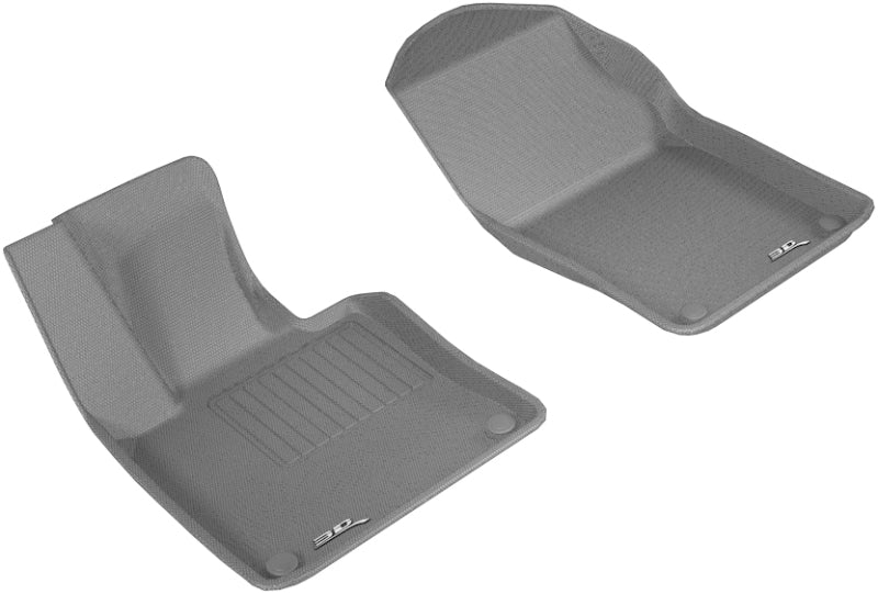 3D MAXpider 2017-2019 Volvo S90/V90 Kagu 1st Row Floormat - Gray-SR1 Performance