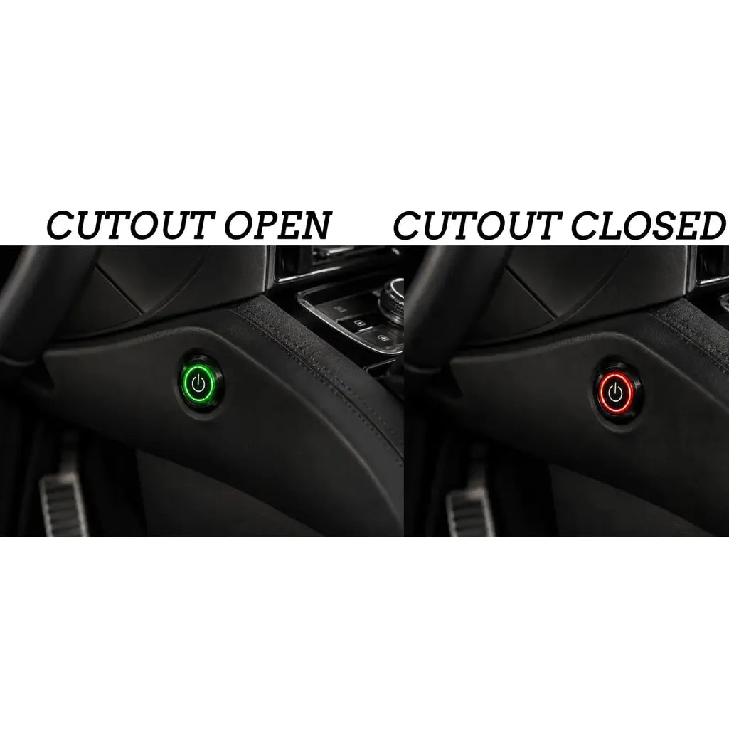 delivers instant exhaust control adding clean aggressive look interior