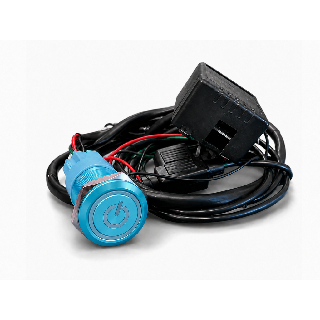 Switch between quiet cruising aggressive exhaust sound push 303512BL