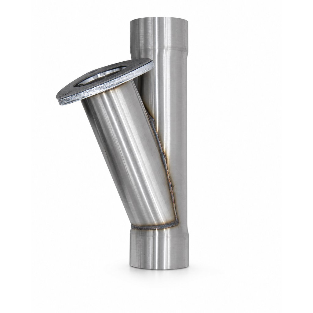 V-band clamp allows 360° rotation of turndowns for optimal positioning