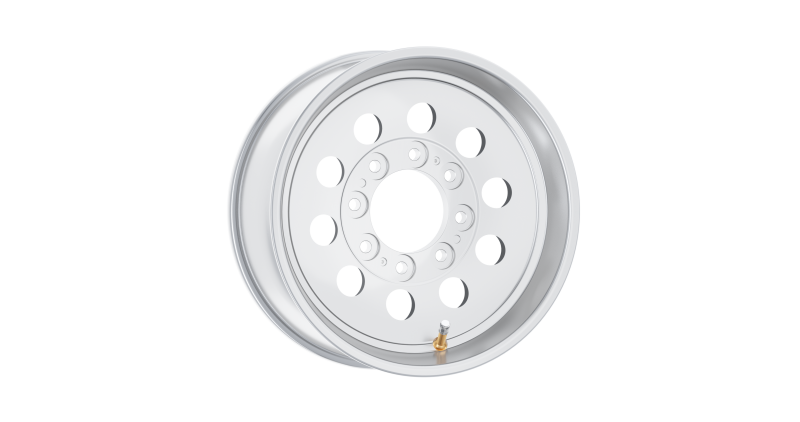 Raceline 882MC Mod 17.5x6.75 Aluminum Wheel - 8x6.5 Bolt Pattern, 0mm Offset, 4.77mm Bore (Cap Not Included)
