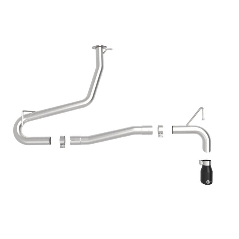 aFe Takeda 2.5in 304 SS Axle-Back Exhaust w/o Muffler w/BlackTips 18-22 Hyundai Kona L4-1.6L (t) AWD-SR1 Performance