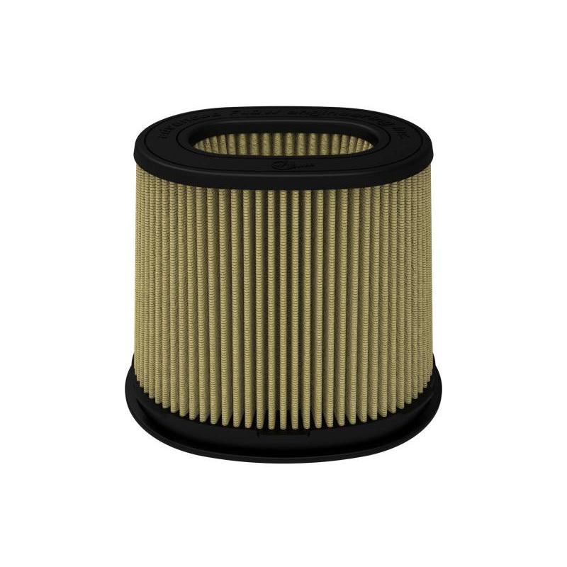 aFe MagnumFLOW Pro GUARD 7 Air Filter (6 x 4)in F x (8-1/2 x 6-1/2)in B x (7-1/4 x 5)in T x 7-1/4in-SR1 Performance