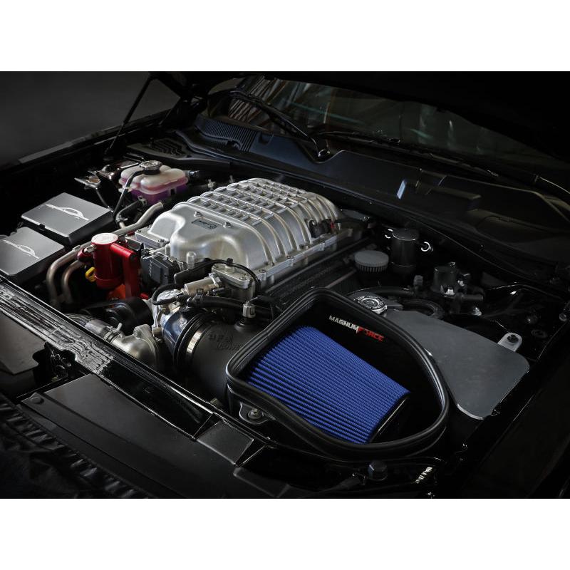 aFe 19-23 Dodge Challenger Hellcat V8-6.2L (sc) Magnum FORCE Stage2 Cold Air Intake System w/Pro 5R-SR1 Performance