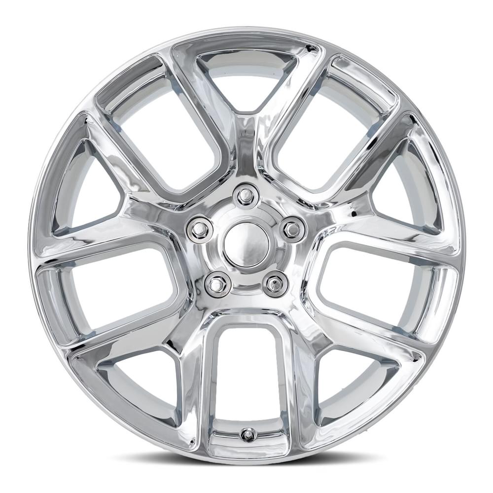 FR 76 – RAM TRUCK 1500 REPLICA WHEELS-Chrome 24x10 5x5.5 + 15 HB 77.8