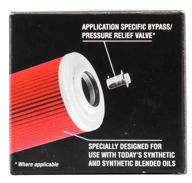 K&N Suzuki / Hyosung 1.75in OD x .5in ID x 1.563in H Oil Filter-SR1 Performance