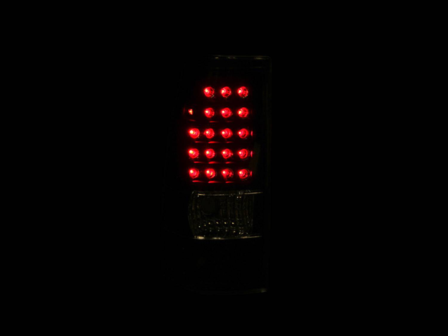 CHEVY SILVERADO 1500/2500 99-02 / 3500 01-03 / GMC SIERRA 1500/2500 99-06 LED TAIL LIGHTS BLACK