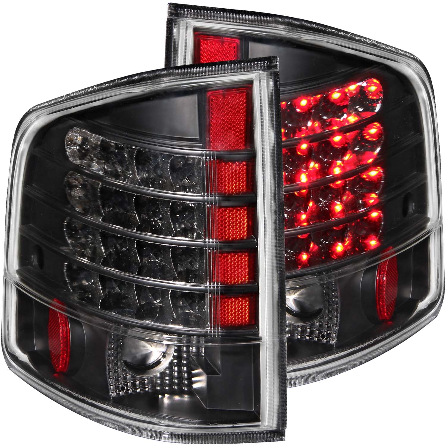 CHEVY S-10 / GMC SONOMA 94-04 LED TAIL LIGHTS BLACK