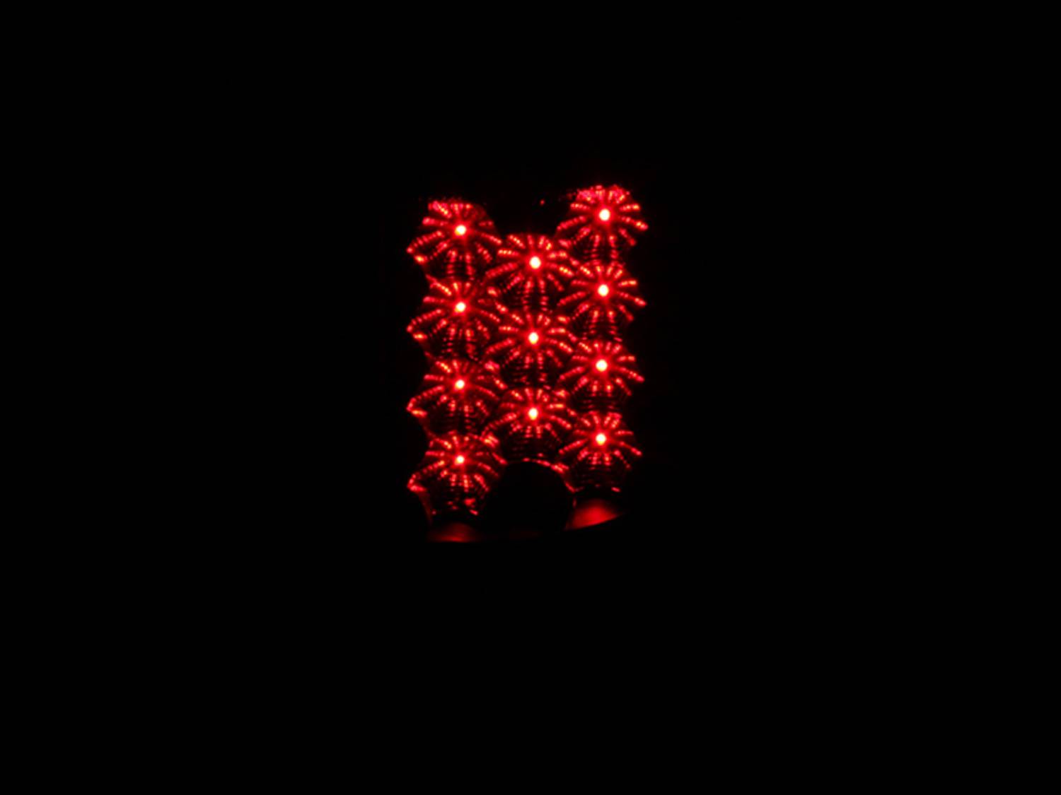FORD F-150 04-08 LED TAIL LIGHTS BLACK