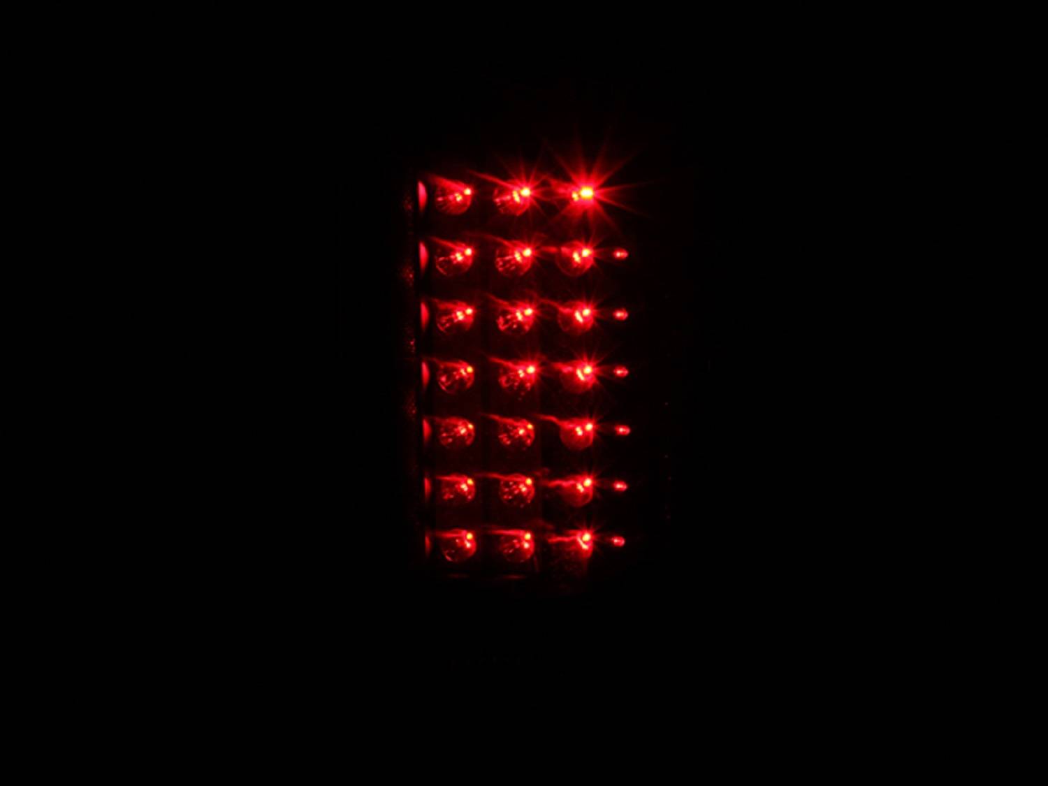 DODGE RAM 1500 07-08 / RAM 2500/3500 07-09 LED TAIL LIGHTS BLACK