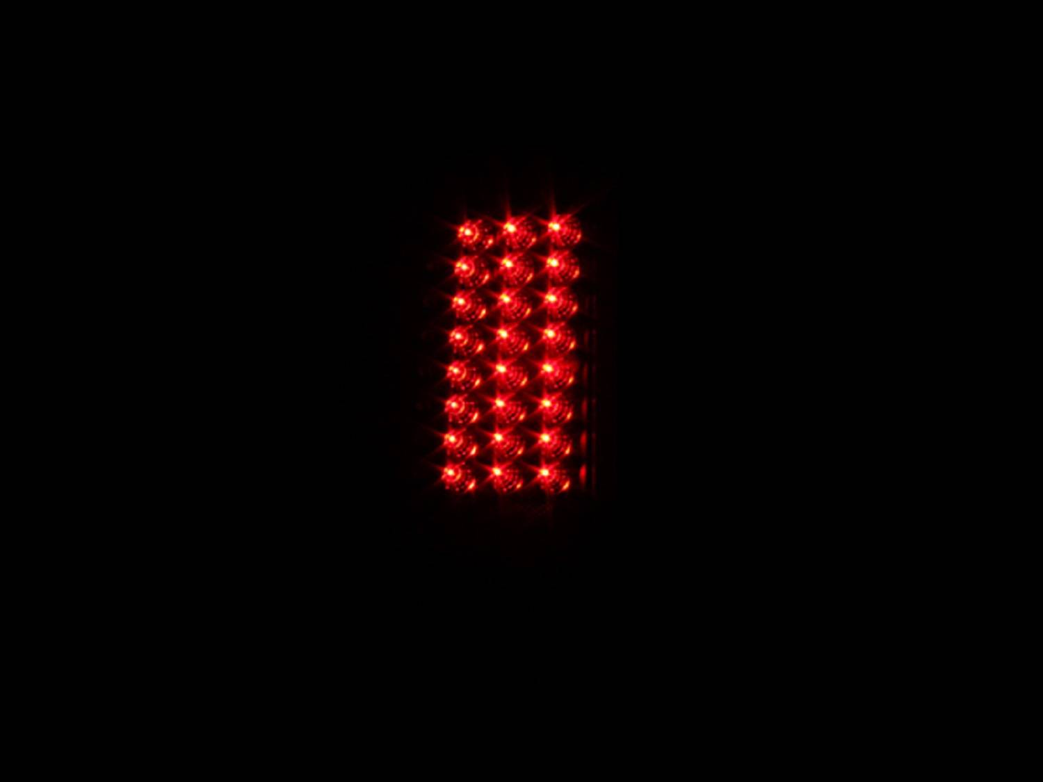 FORD F-250/350/450/550 SUPERDUTY 08-16 LED TAIL LIGHTS BLACK