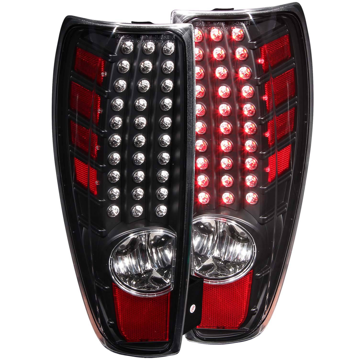 CHEVY COLORADO / GMC CANYON 04-12 LED TAIL LIGHTS BLACK