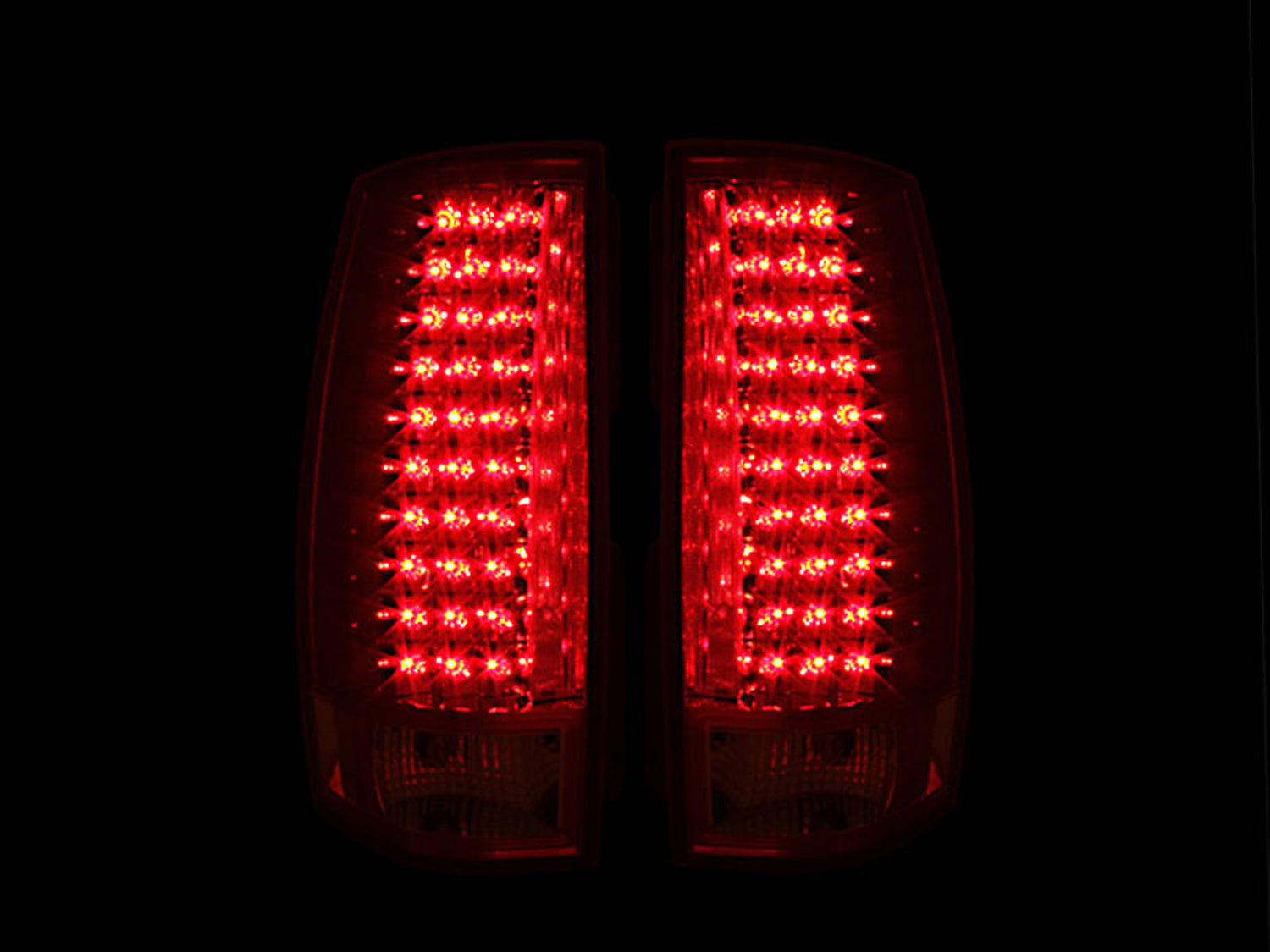 CHEVY TAHOE/SUBURBAN / GMC YUKON/XL/DENALI 07-14 LED TAIL LIGHTS CHROME CLEAR LENS G4