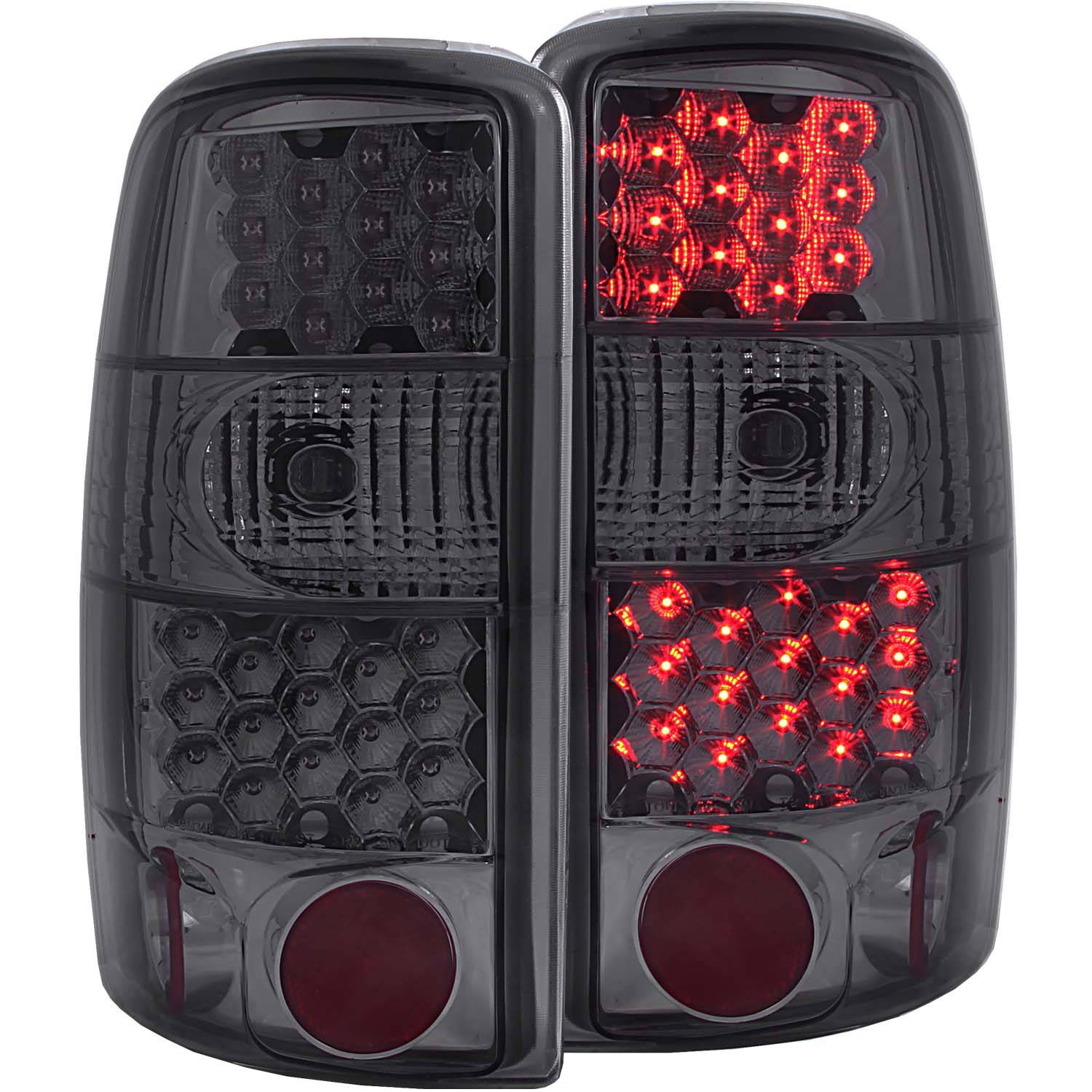 CHEVY SUBURBAN/TAHOE / GMC YUKON/YUKON XL/DENALI 00-06 LED TAIL LIGHTS SMOKE