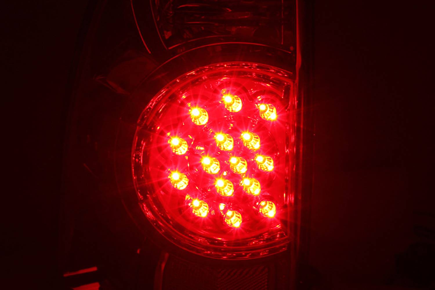TOYOTA TACOMA 05-15 LED TAIL LIGHTS CHROME SMOKE LENS