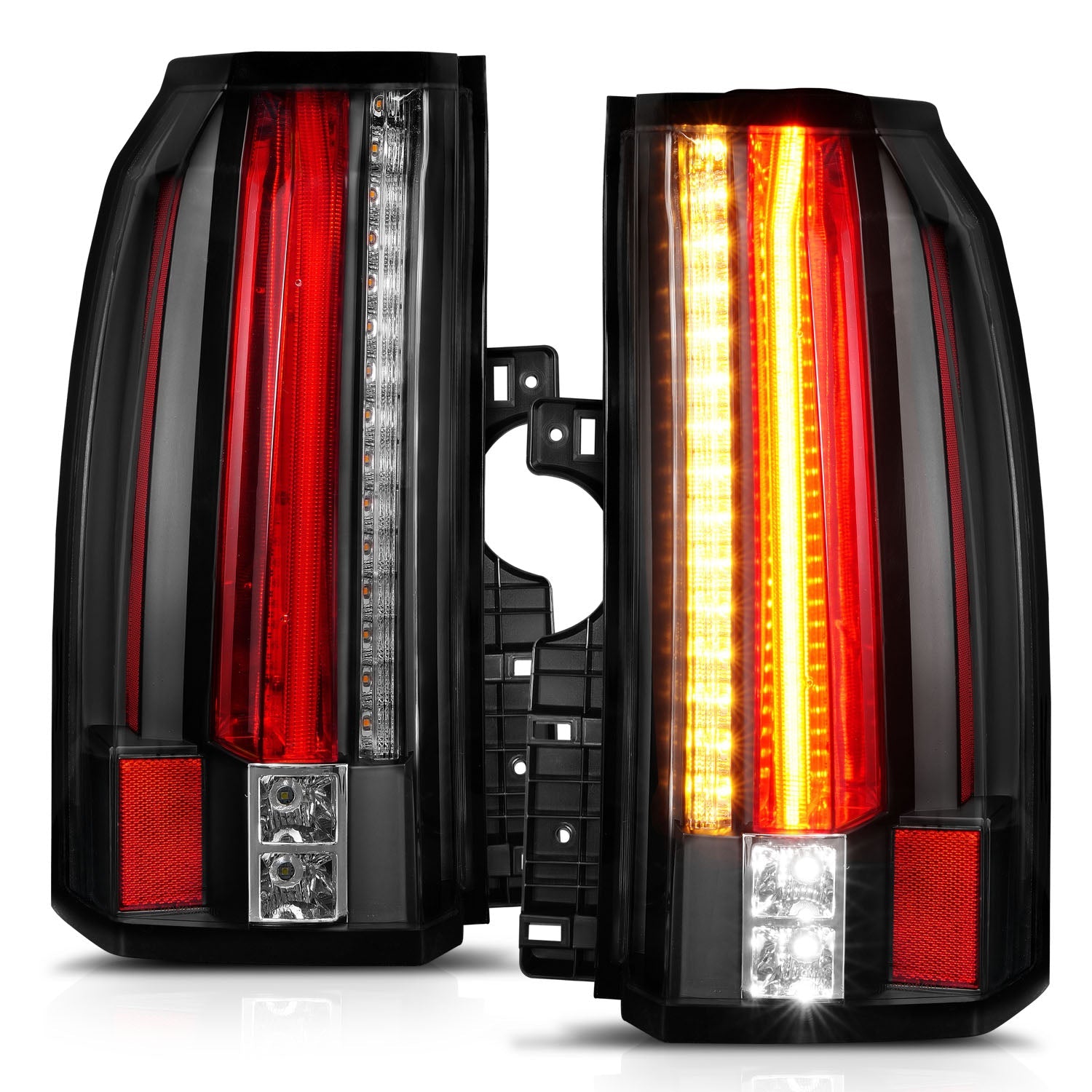 GMC YUKON / YUKON XL / DENALI 15-20 LED TAIL LIGHTS BLACK