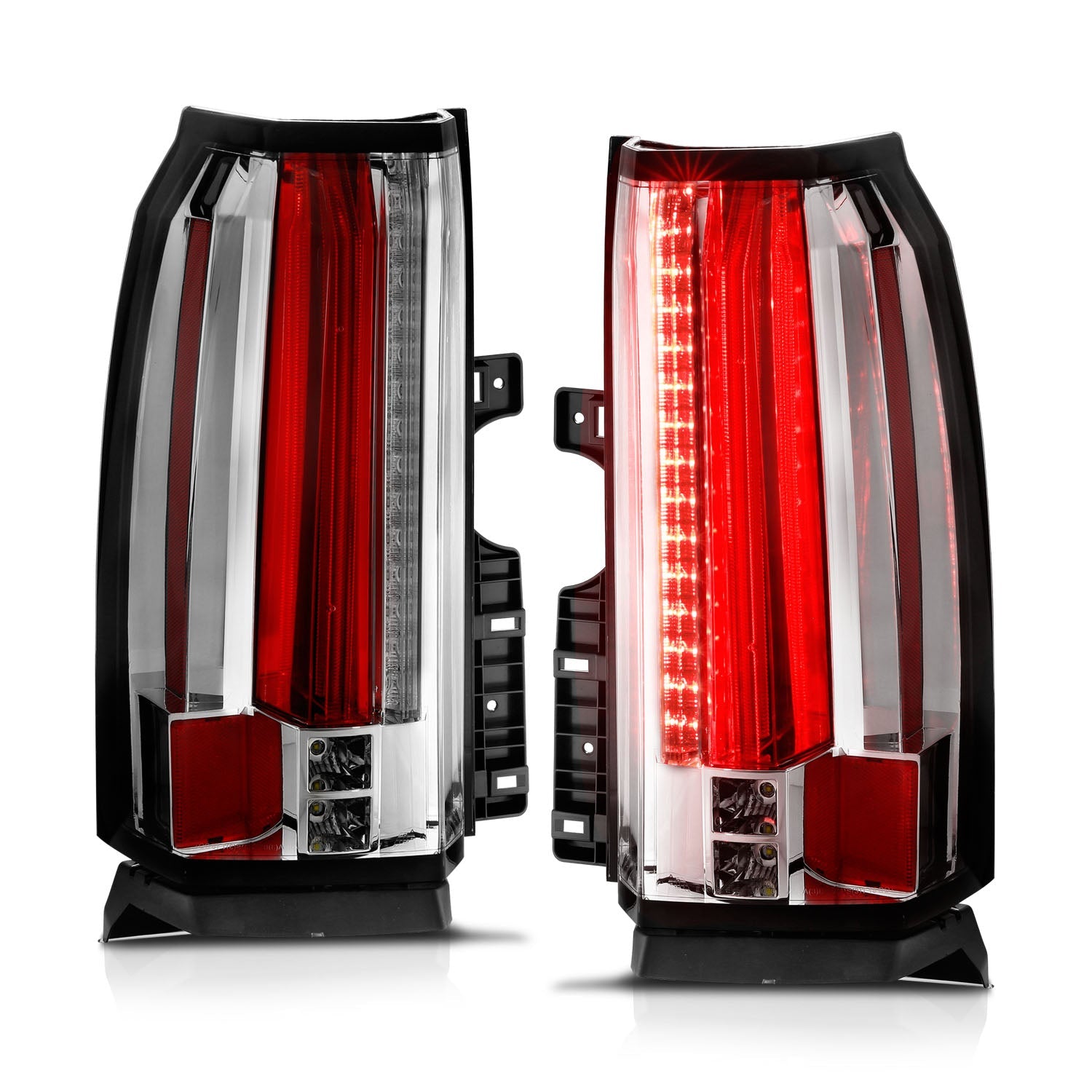 CHEVY TAHOE/SUBURBAN 15-20 LED TAIL LIGHTS CHROME
