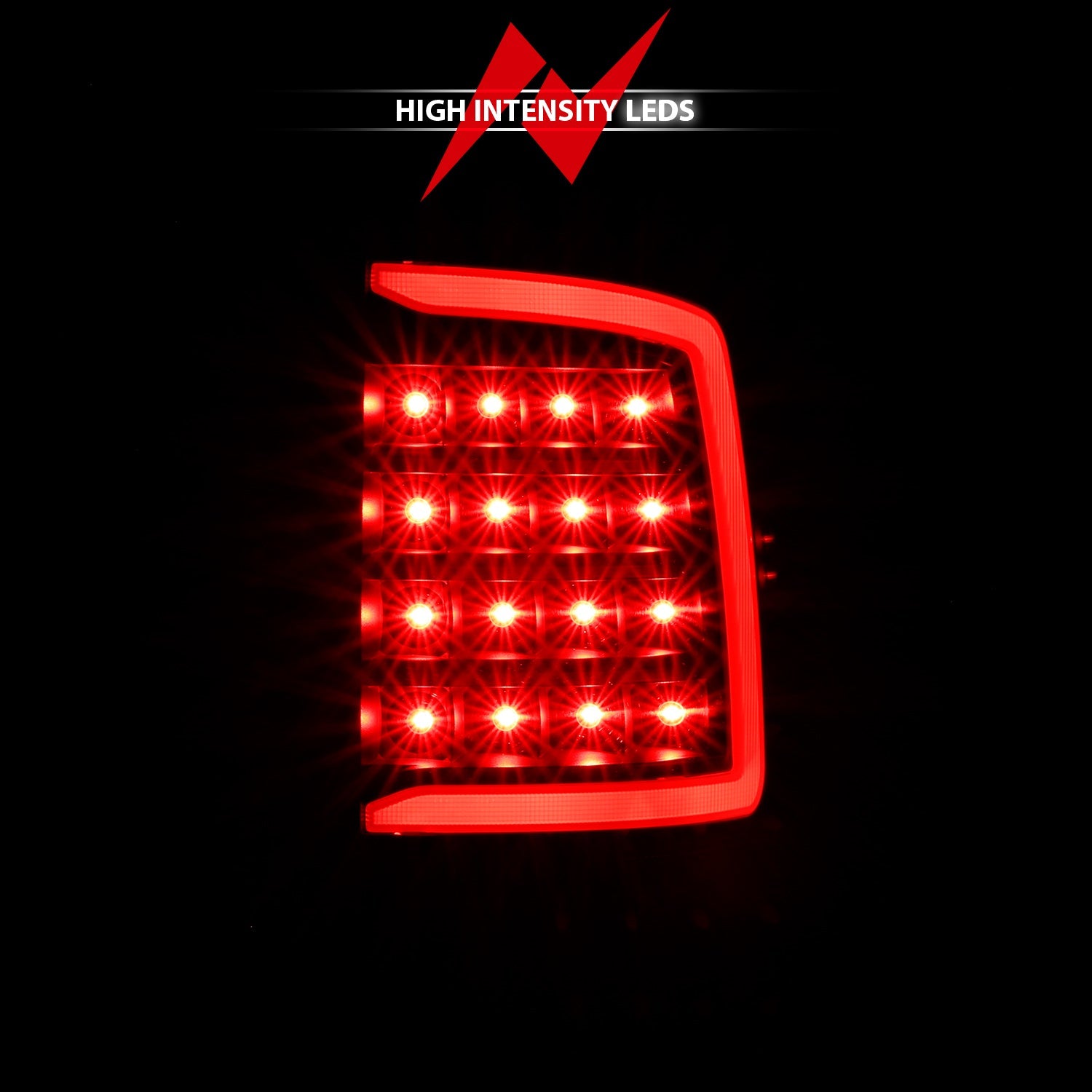 DODGE RAM 1500 09-18 / 2500 3500 10-18 LED C BAR TAIL LIGHTS BLACK (NOT FOR OE LED TAIL LIGHT MODELS)