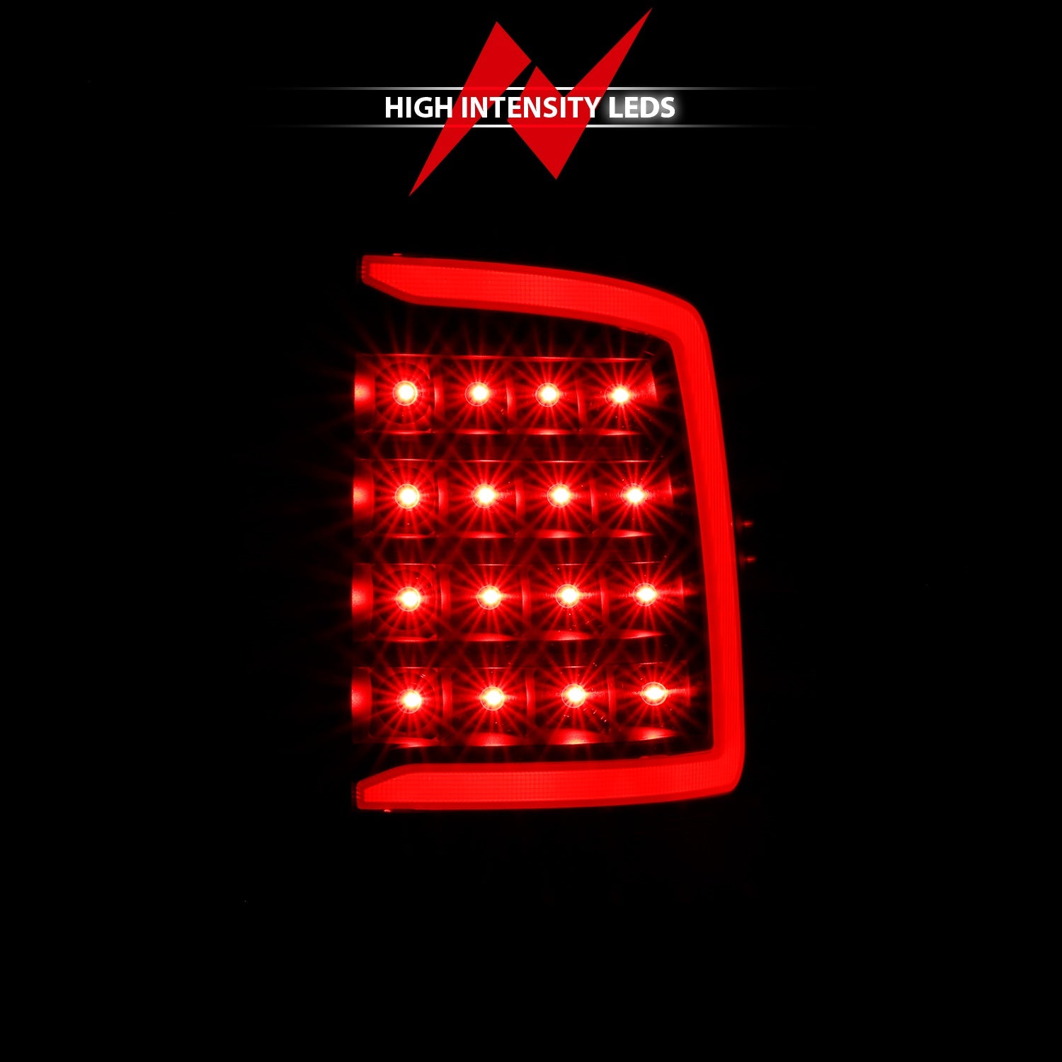 DODGE RAM 1500 09-18 / 2500 3500 10-18 LED C BAR TAIL LIGHTS BLACK SMOKE LENS (NOT FOR OE LED TAIL LIGHT MODELS)