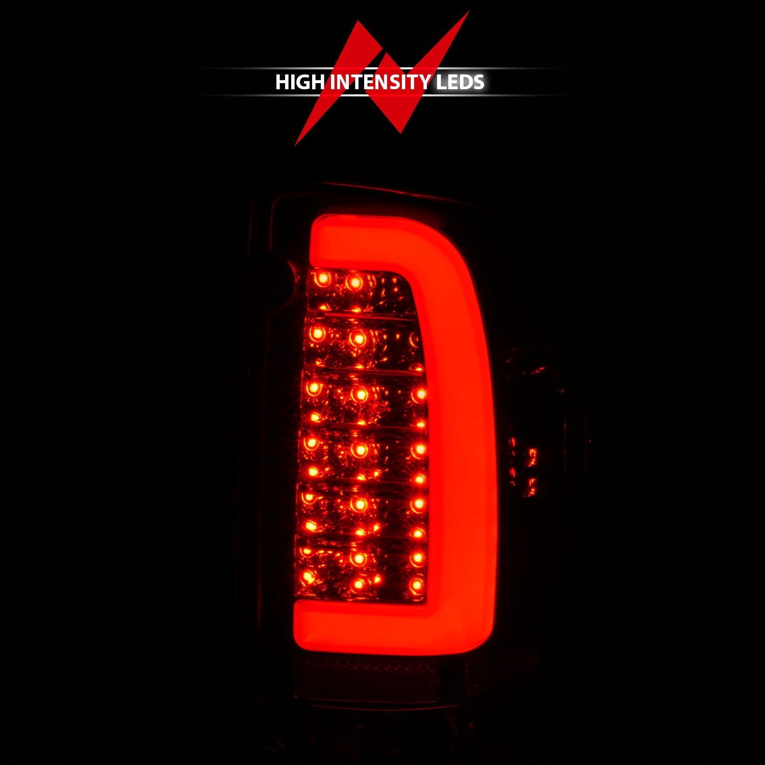 TOYOTA TACOMA 95-00 LED TAIL LIGHTS CHROME CLEAR LENS