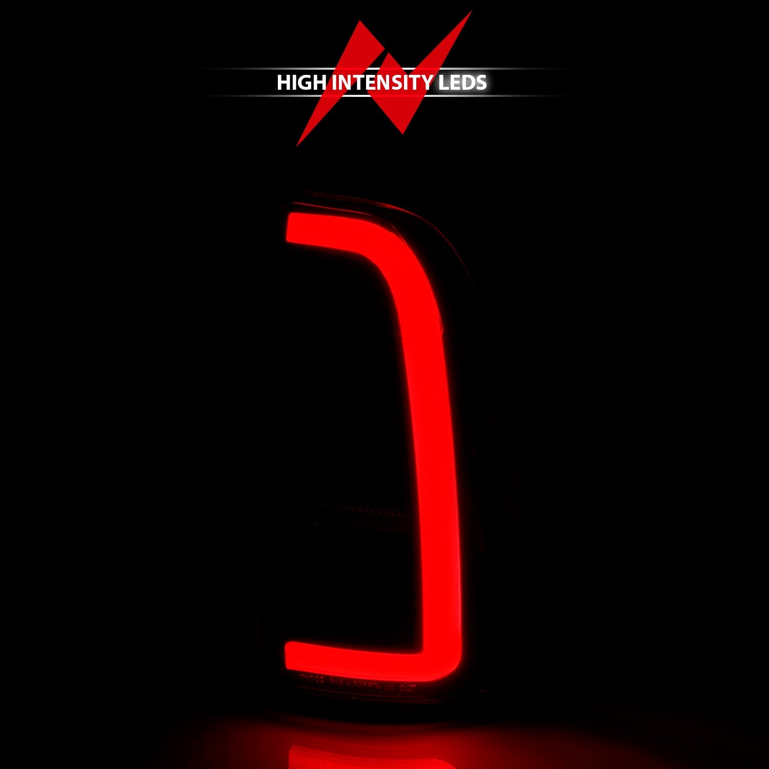 TOYOTA TUNDRA 00-06 LED LIGHT BAR TAIL LIGHTS BLACK CLEAR LENS(STD BED REGULAR CAB, ACCESS CAB)