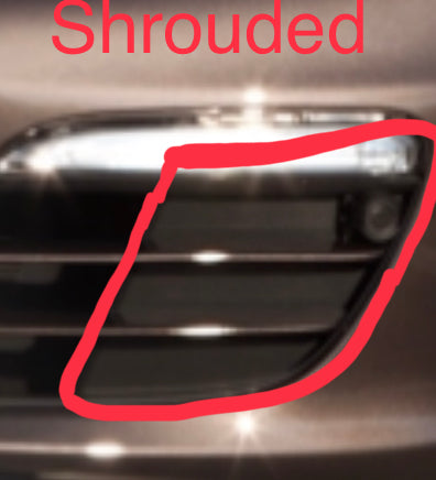 Porsche Boxster 981 (2013-2016) Front Side Radiator Grilles